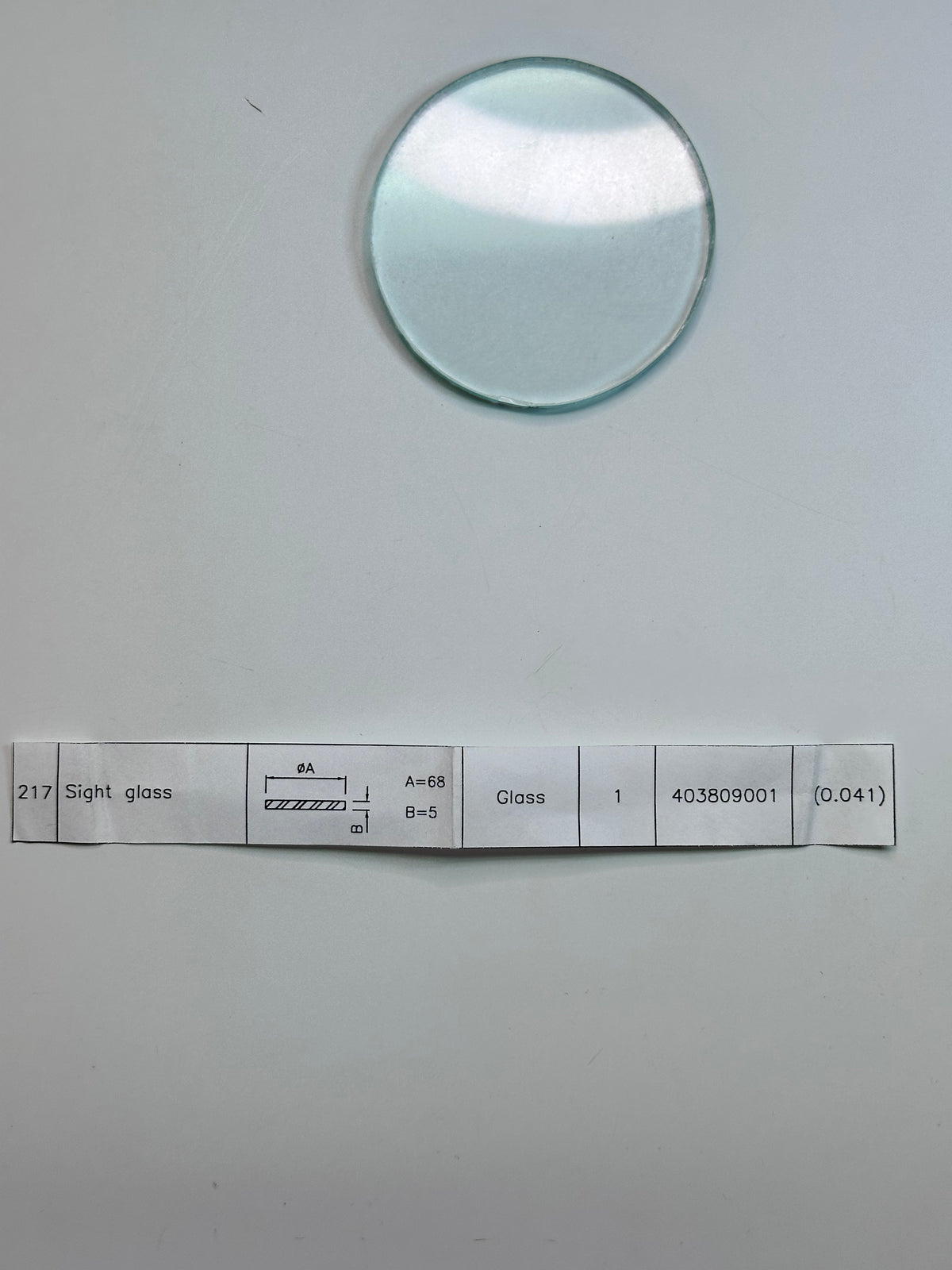 Samgong 403809001 Replacement Sight Glass — Mitsubishi SJ10G