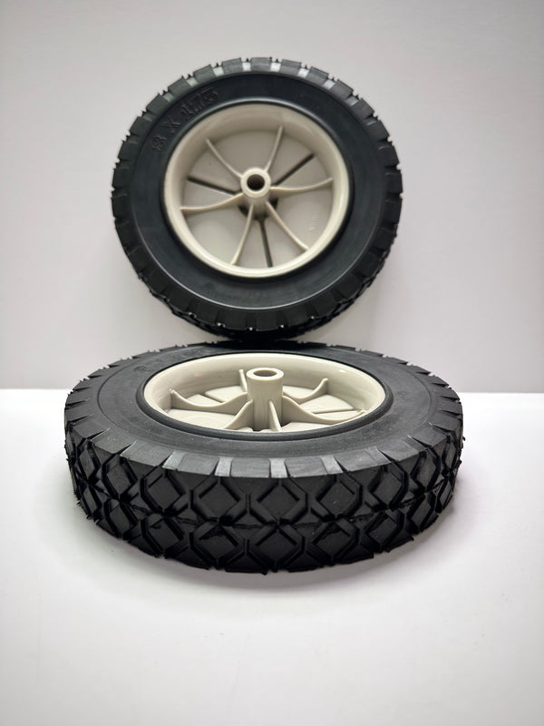 Universal Solid Rubber Wheels 8 x 1.75" - Set of 2