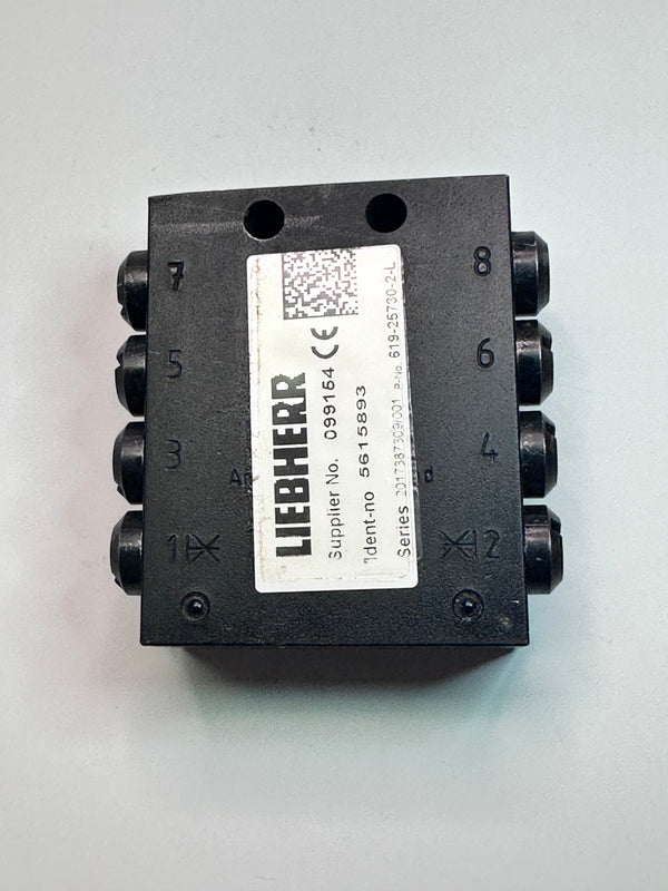 Liebherr 5615893 Progressive Lubricant Distributor, SSV 8, 619-25730-2 L