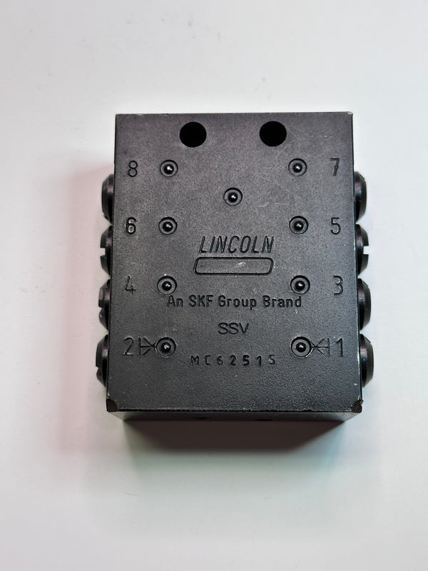 Liebherr 5615893 Progressive Lubricant Distributor, SSV 8, 619-25730-2 L