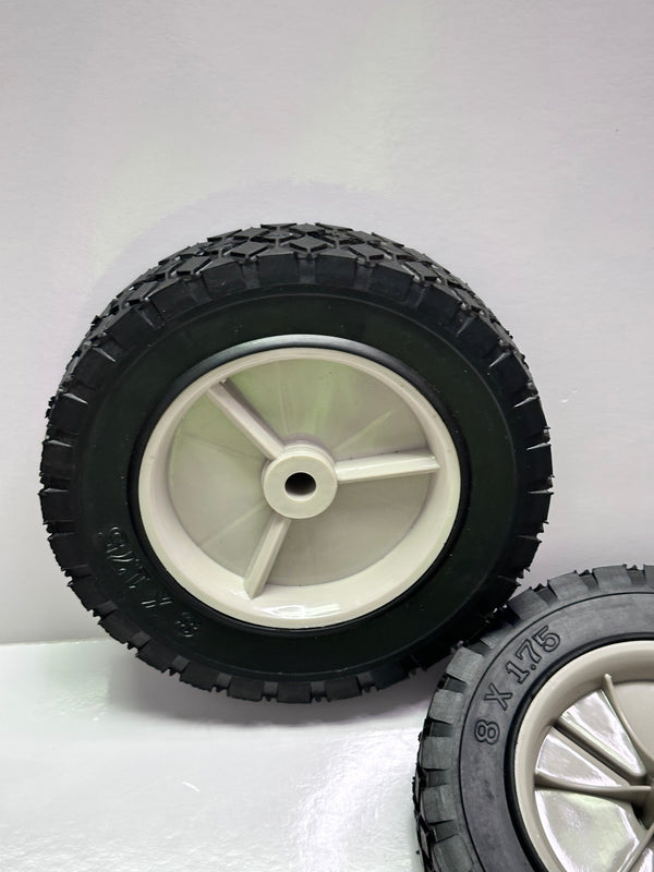 Universal Solid Rubber Wheels 8 x 1.75" - Set of 2