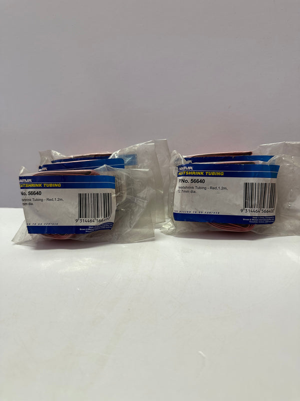 Narva 12.7mm Red Heatshrink Tubing 1.2m, 56640