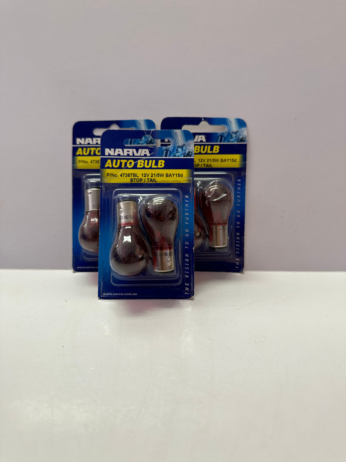 Narva 47387BL BAY15d Stop/Tail Globes, 12V 21/5W, Pack of 2