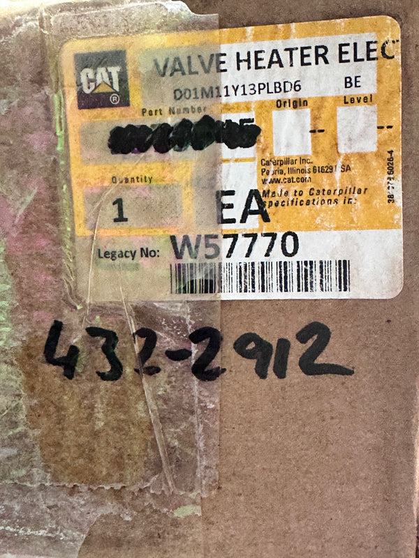 Caterpillar CAT 432-2912 Air Conditioner Heater Control Valve