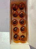 Narva 17649 24V 21W BAU15s Amber Globes, Pack of 10