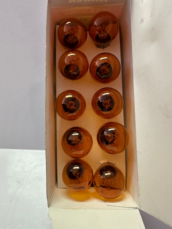 Narva 17649 24V 21W BAU15s Amber Globes, Pack of 10