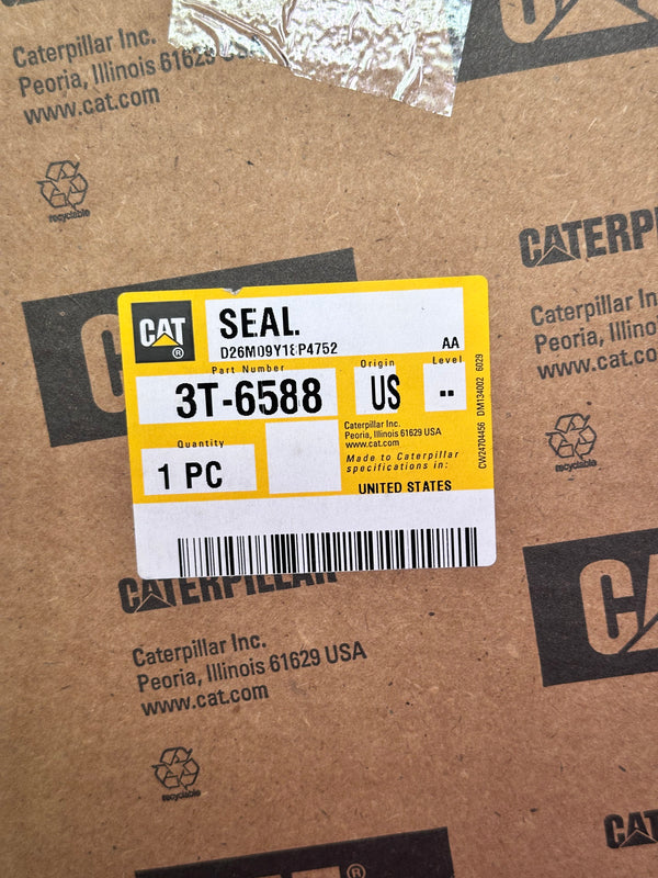 Caterpillar CAT 3T-6588 Adhesive Back Sponge rubber Filter Seal