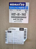 Komatsu 6127-81-7412 Air filter Element