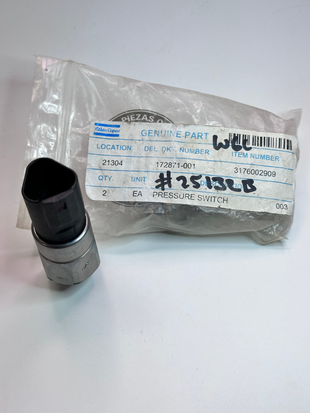 Atlas Copco 3176002909 Pressure Sensor