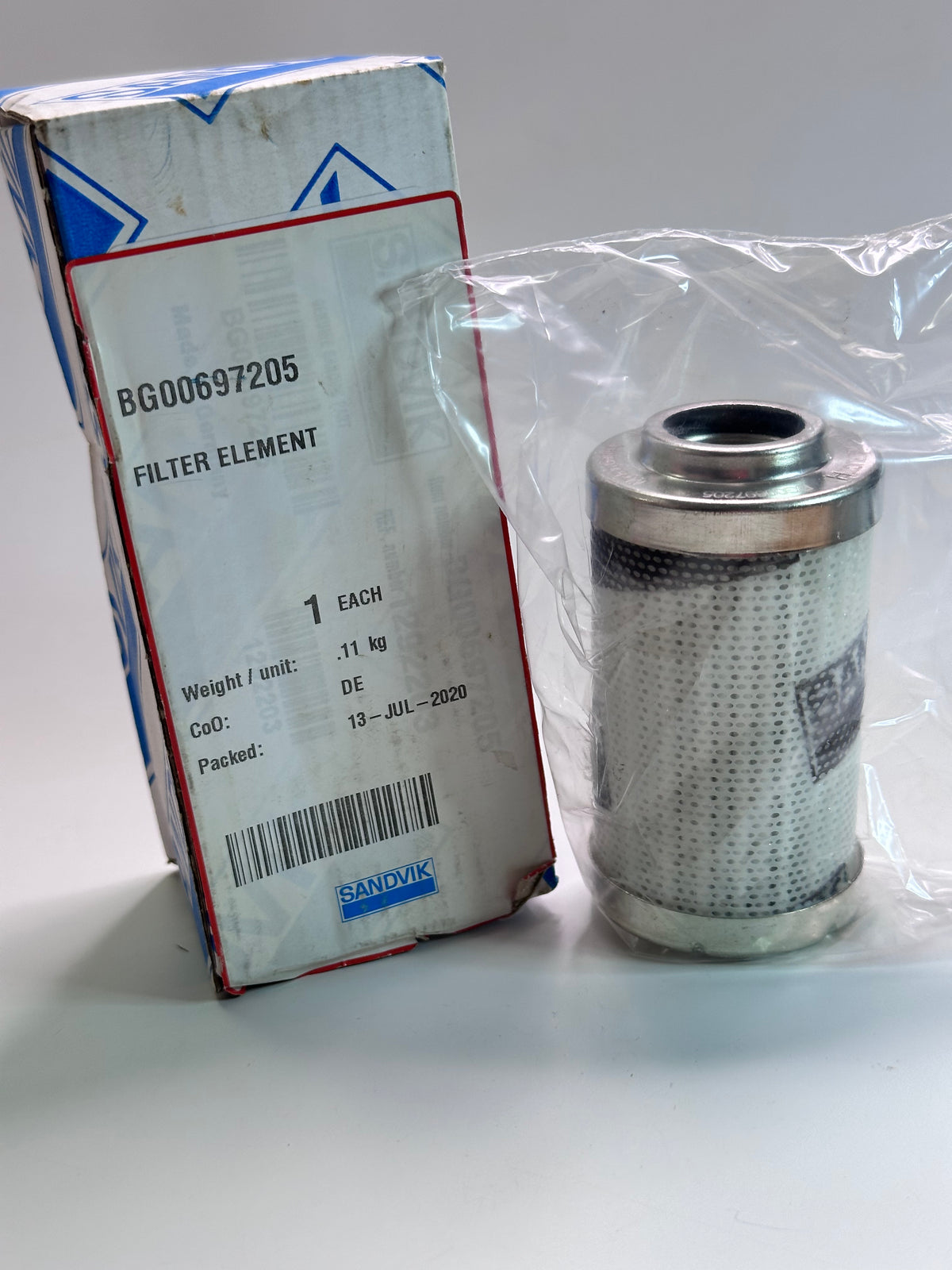 BG00697205 Sandvik Filter Element