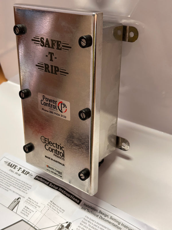 SAFE-T-RIP Heavy Duty Belt Rip Detector STR-SSB-2-K-BK