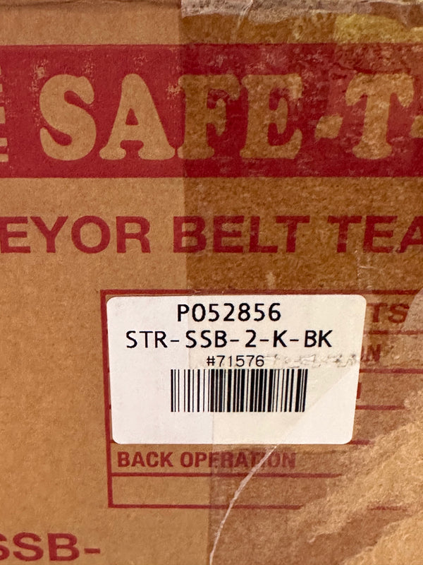 SAFE-T-RIP Heavy Duty Belt Rip Detector STR-SSB-2-K-BK