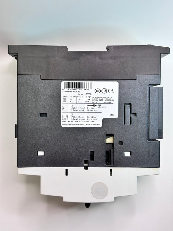 3RV1031-4EA10 Siemens Motor Protection Circuit Breaker Size S2
