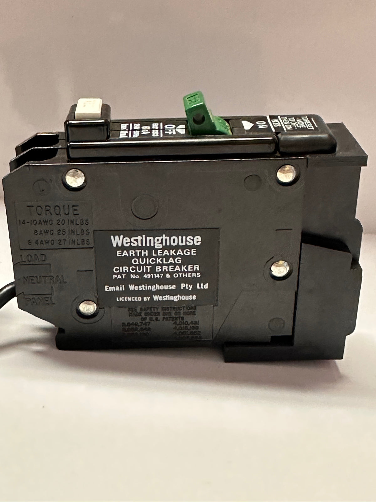 Eaton Quicklag ELQ132C3-TW RCBO Circuit Breaker 32A