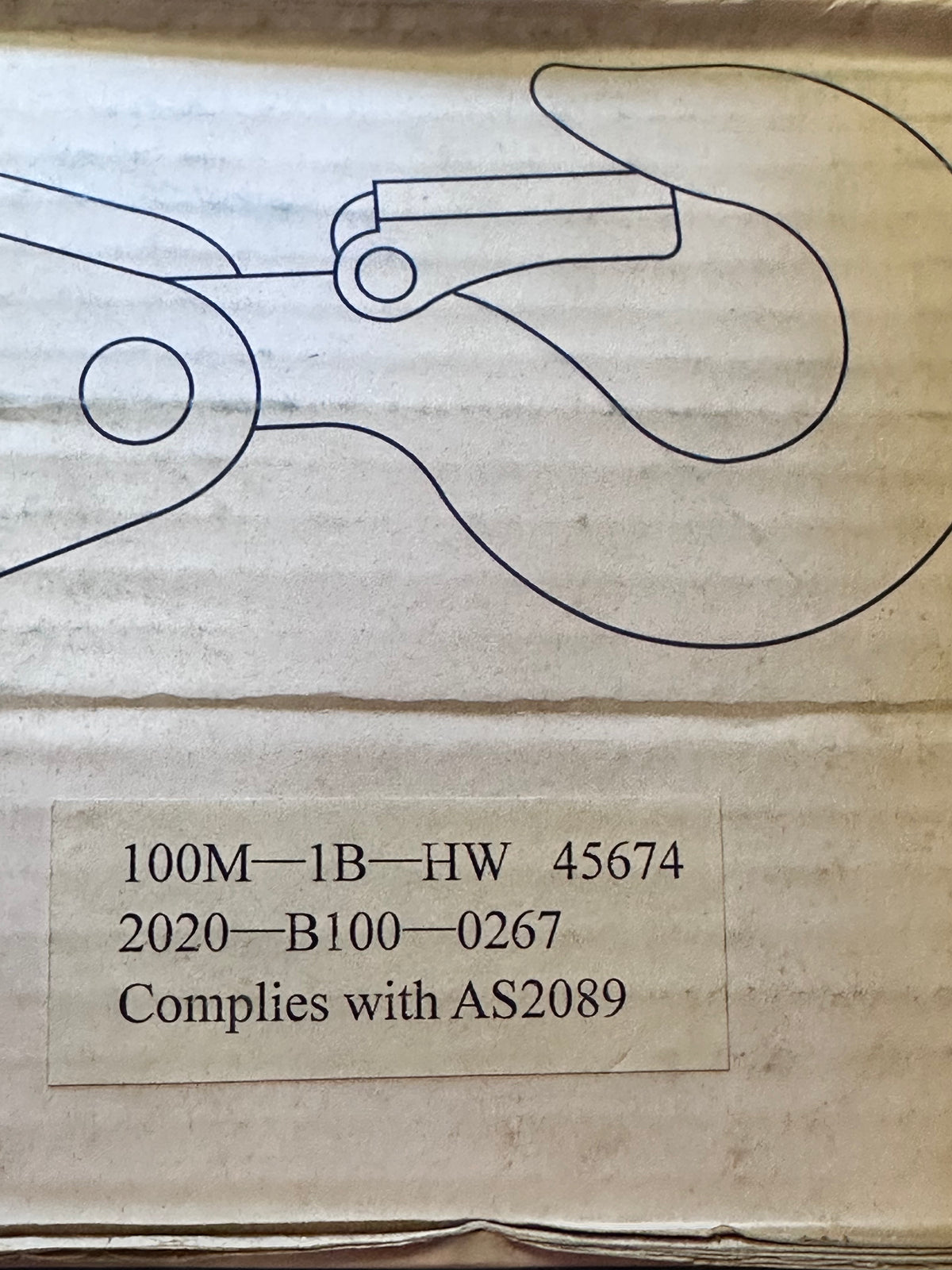 Sturdee Single Sheave Wire Rope Block, 100mm, Listed 500kg