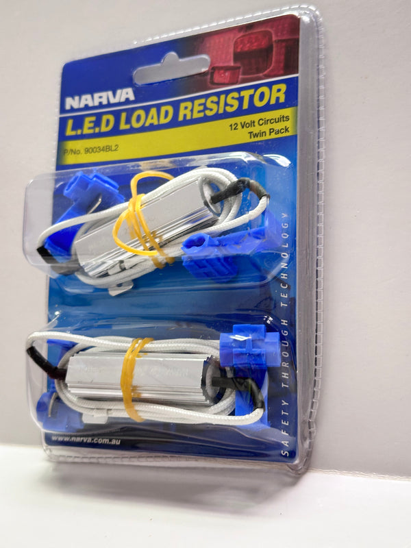 Narva 90034BL2 L.E.D Load Resistor 12V 21W, Twin Pack