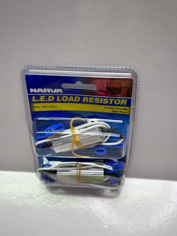 Narva 90034BL2 L.E.D Load Resistor 12V 21W, Twin Pack