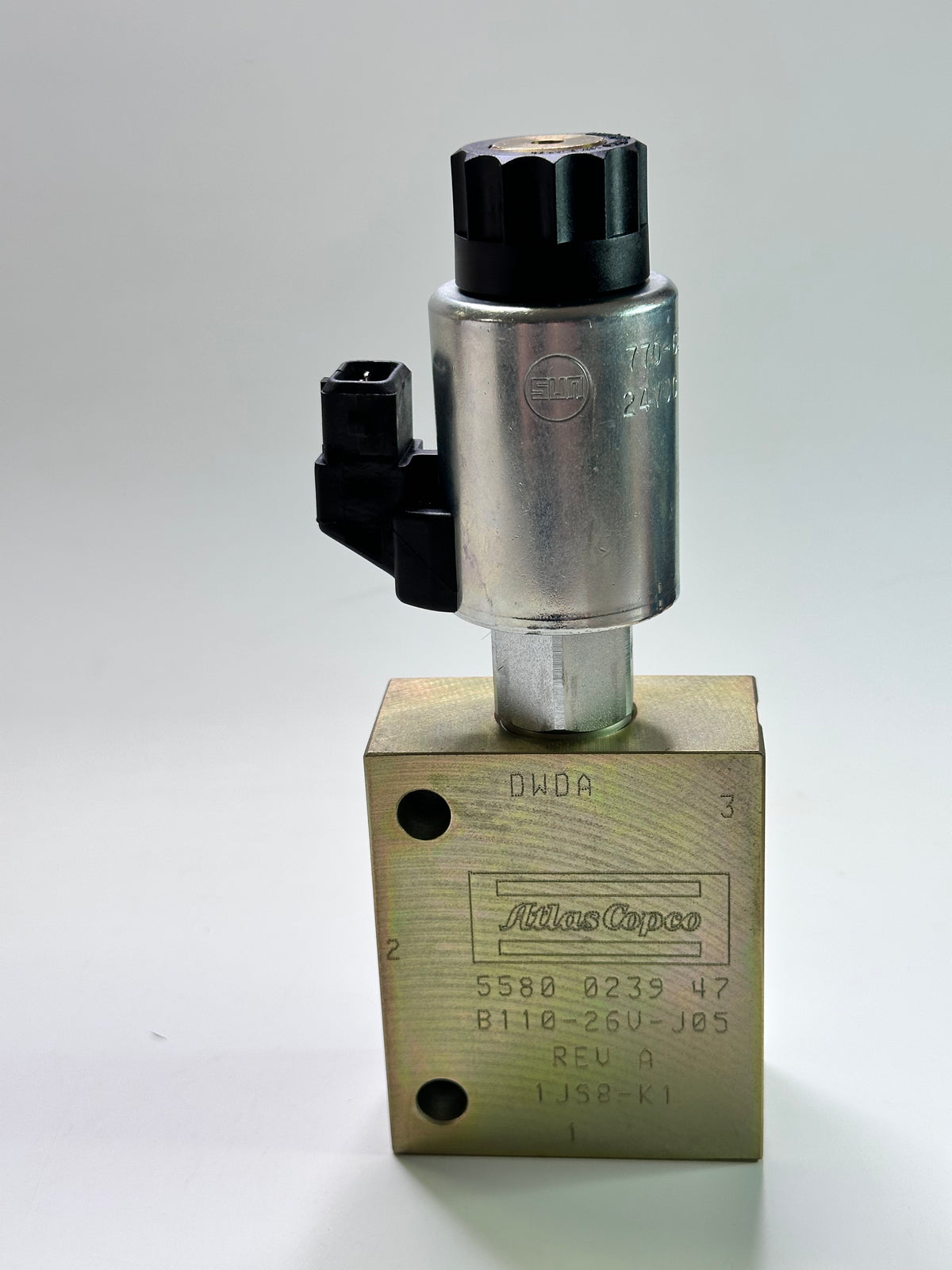 Atlas Copco 5580 0239 47 Solenoid Directional Poppet Valve