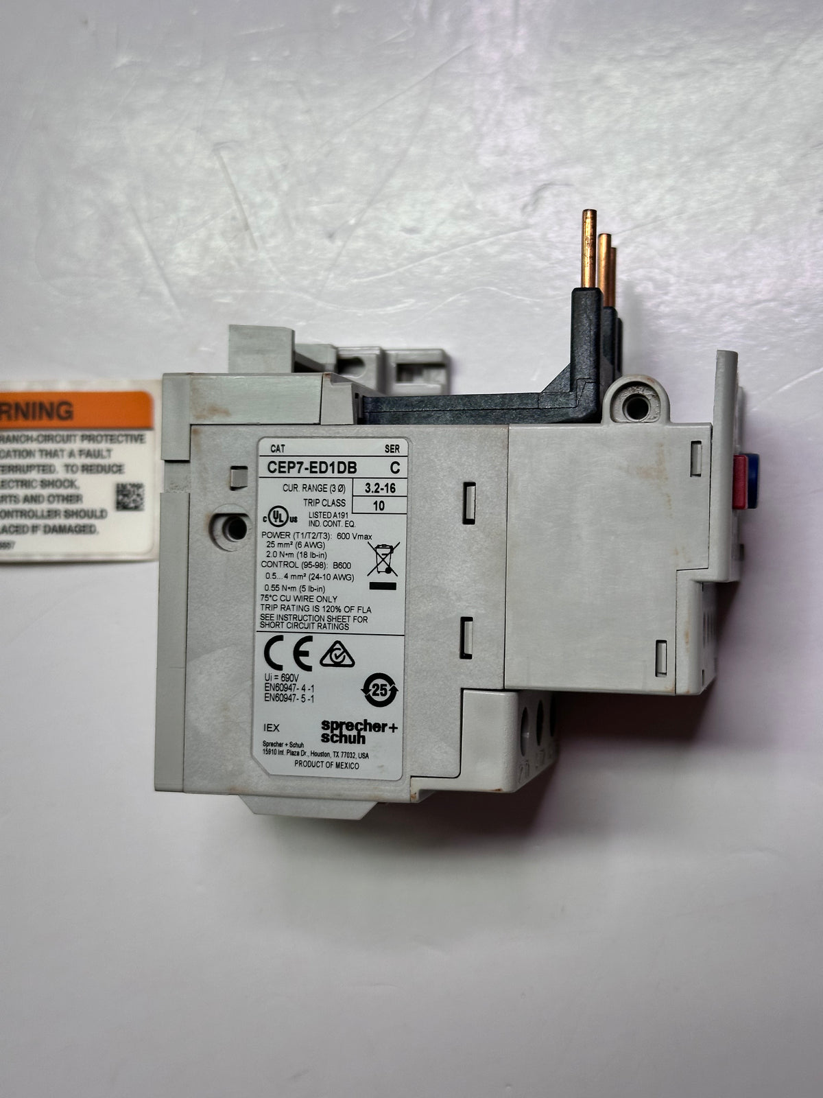 CEP7-ED1DB Solid State Overload Relay