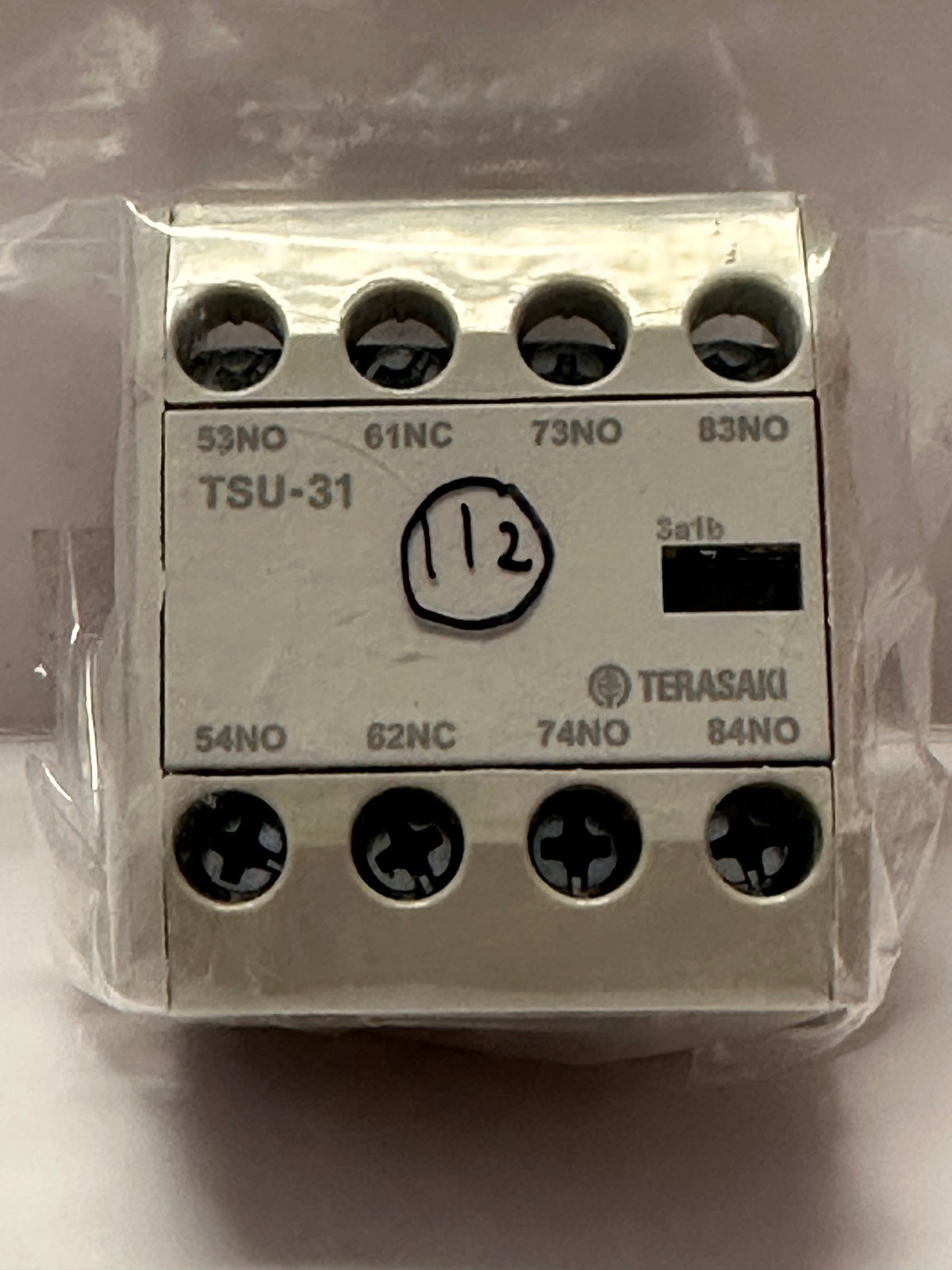 Terasaki TSU-31 Auxiliary Contact Block — Reference 822698