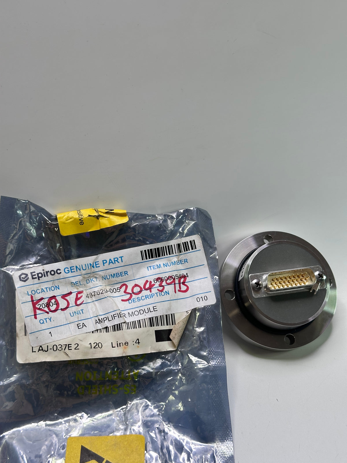 Epiroc 6060005494 Load-Cell Amplifier / Transmitter Module