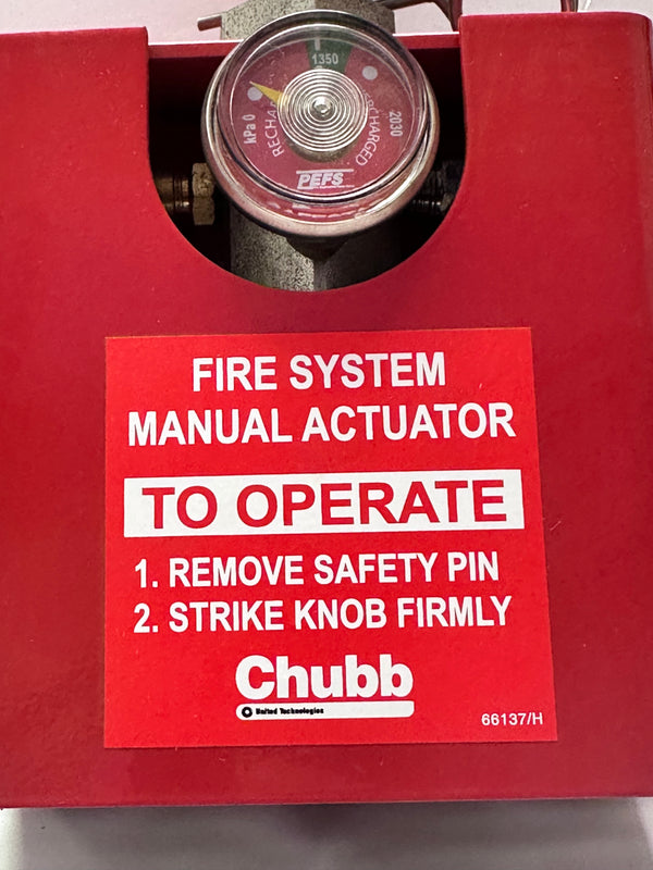 Chubb PEFS F3 LOP Manual Actuator 47130