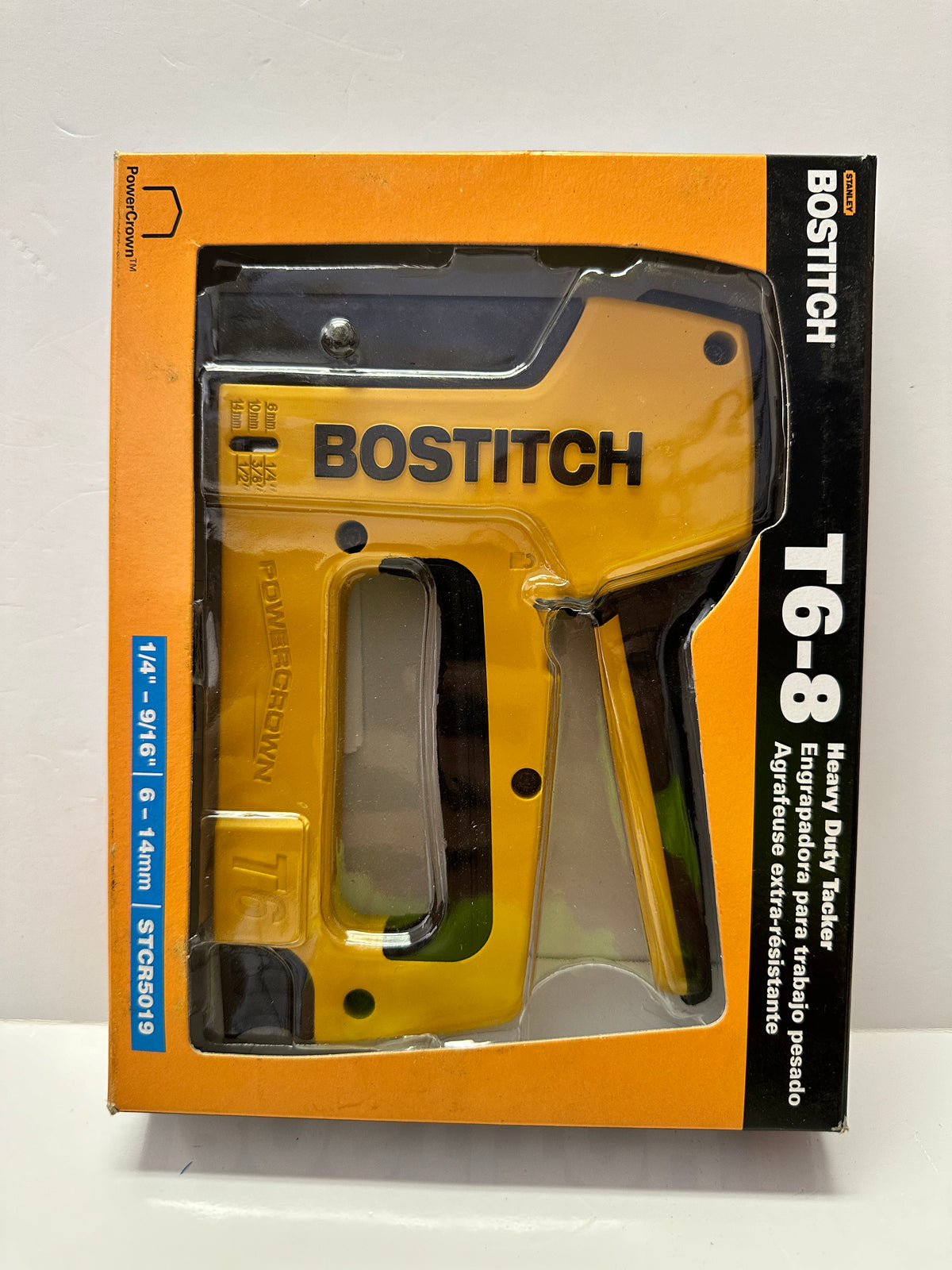 Bostitch T6-8 Heavy Duty Tacker Staple Gun
