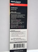 Alpha M6x1.00 Metric Course Combination HSS Drill & Tap, Titanium Nitride coated DTMC060