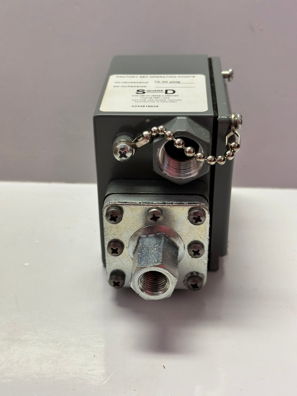 Square D 9012GAW25 Series C Industrial Pressure Switch
