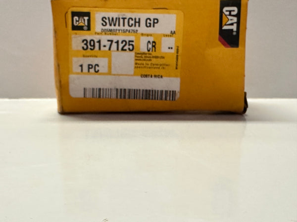 Caterpillar CAT 391-7125 Bypass Filter Switch