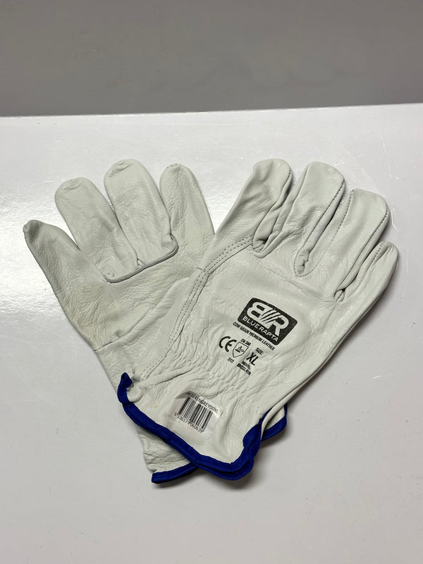 Small Rigger Gloves BLUE RAPTA Premium Leather Riggers Gloves Various Sizes | Mining ...