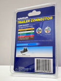 Narva 82131BL 7 Pin Small Round Metal Trailer Plug, 12V, 15A