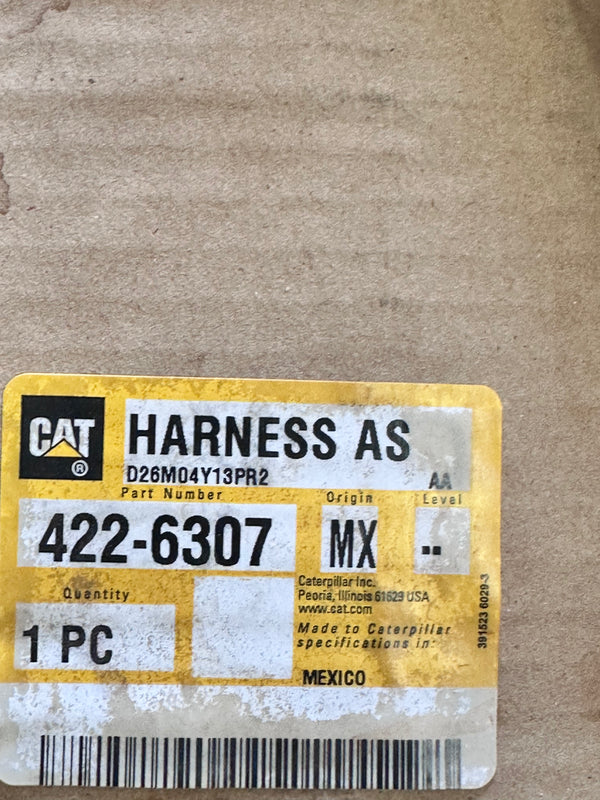 Caterpillar CAT 422-6307 Harness As - Platform
