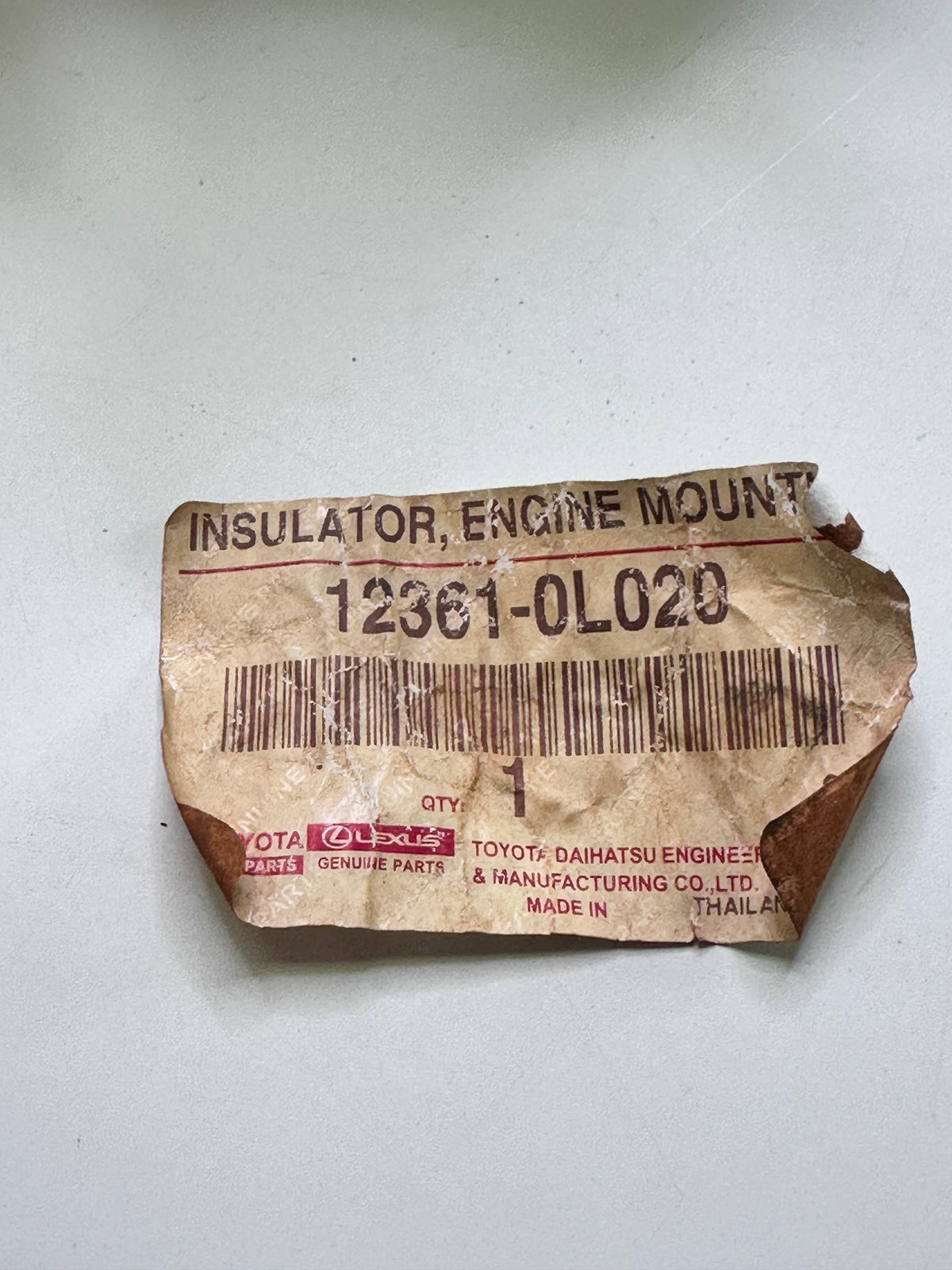 Toyota 12361-0L020 Engine Mounting Isolator