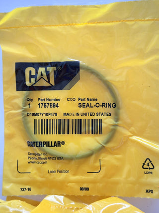 Caterpillar CAT 175-7894 Bag of 3.53 x 59.92mm 75A NBR O-Ring