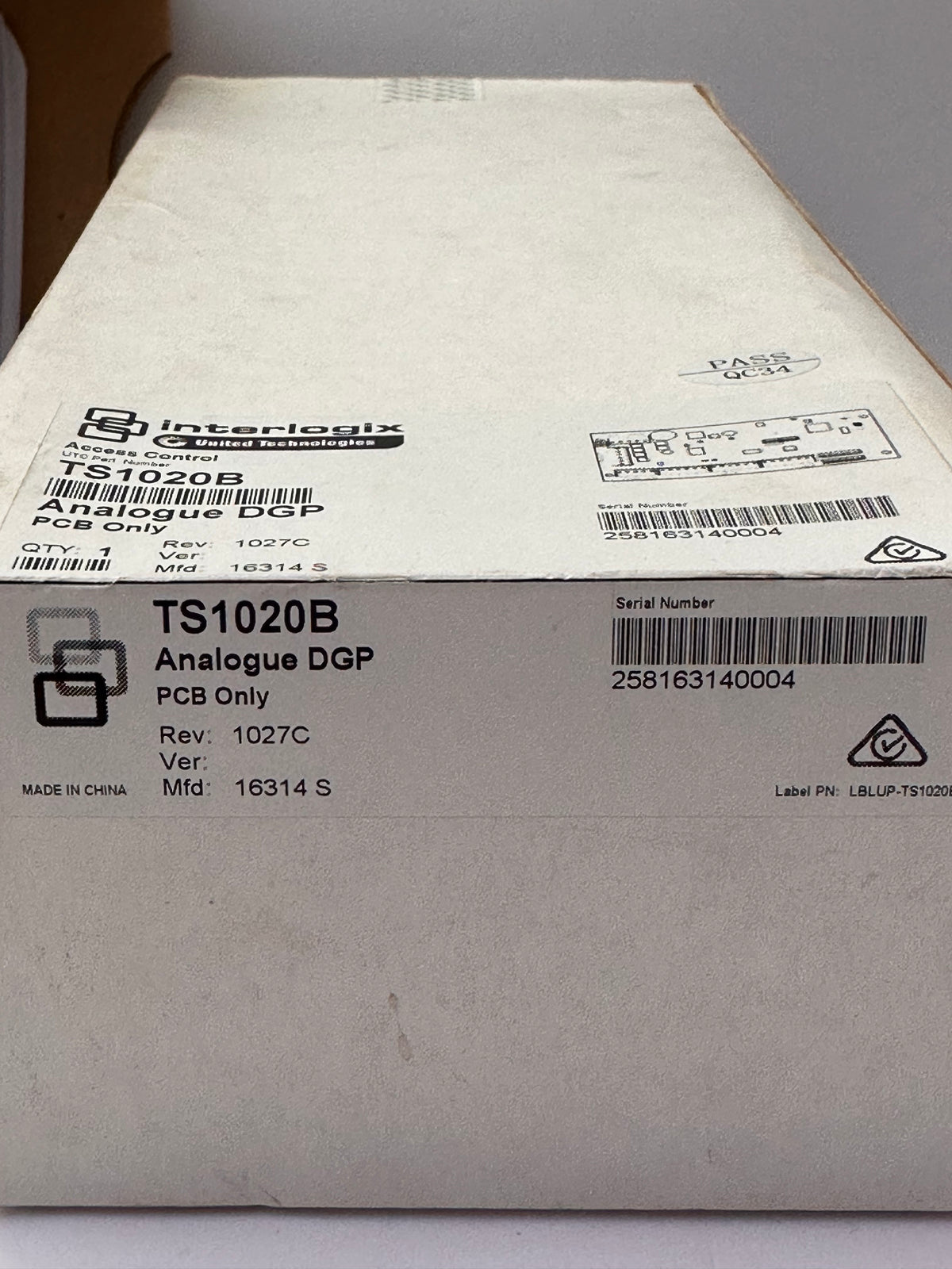 Interlogix Challenger TS1020B Analogue Data Gathering Panel