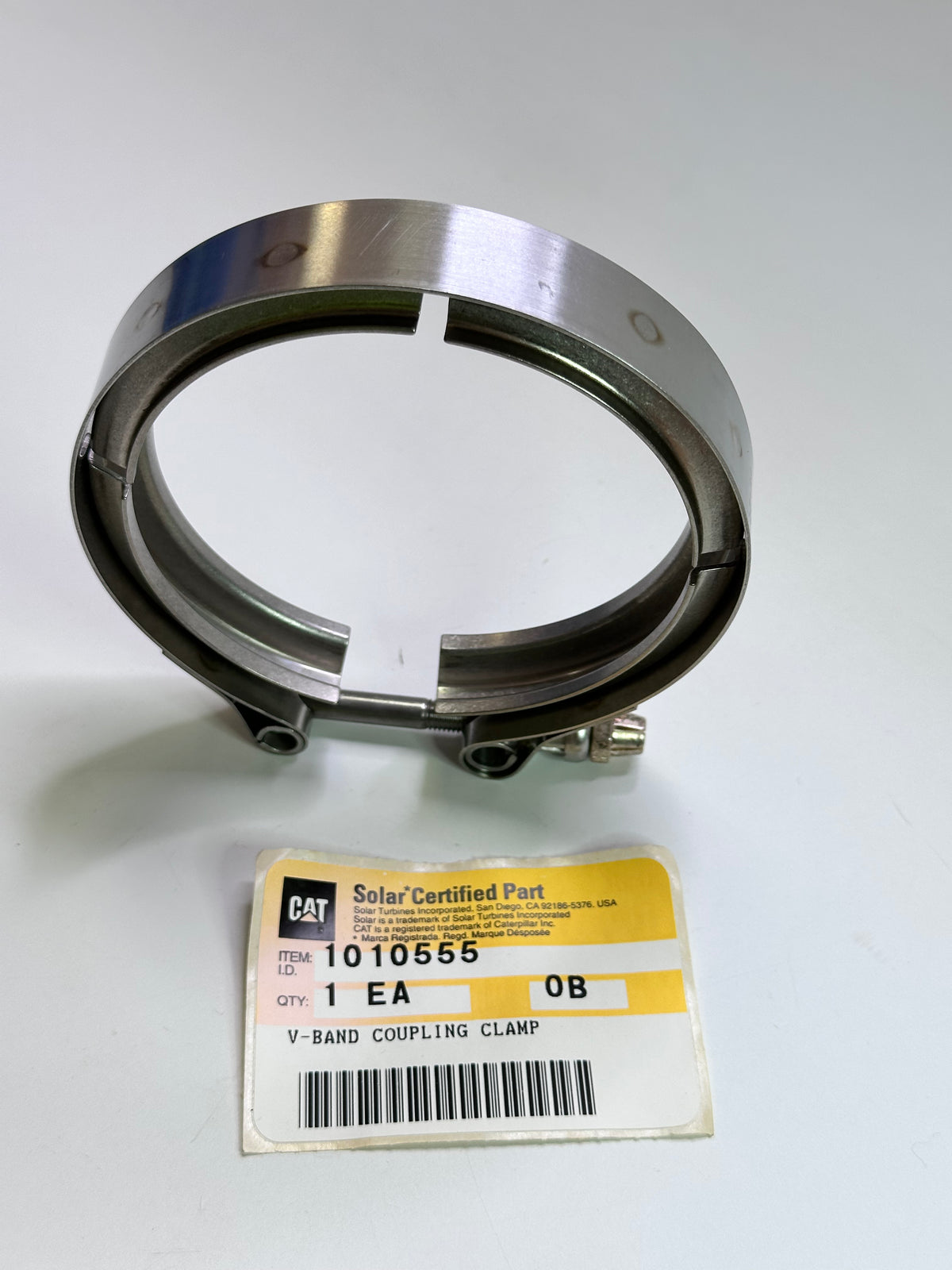 Voss 5141E-412-Z V-Band Coupling Clamp — Solar Turbines 1010555