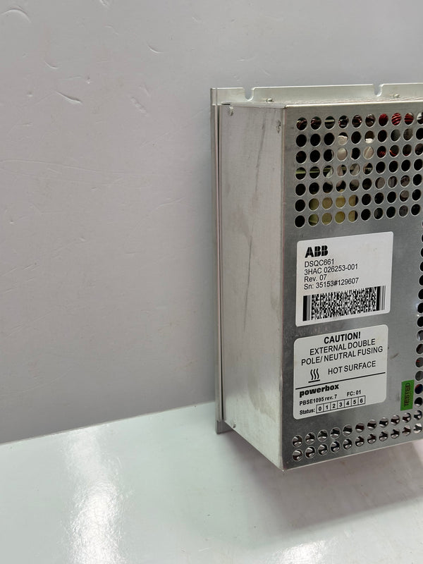 ABB 3HAC026253-001 DSQC 661 Power Supply Range IRC5