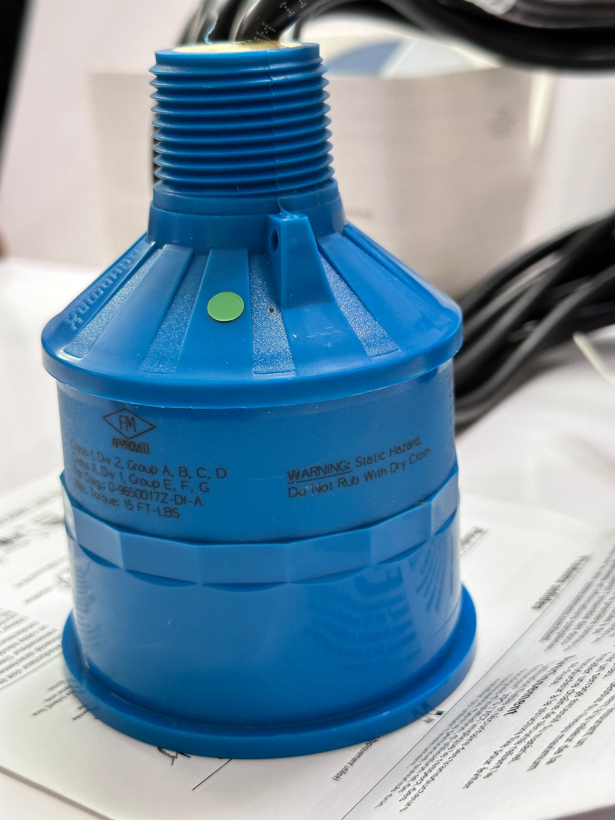 Siemens EchoMax XPS-10 Ultrasonic Level Transducer 7ML1115 3CA30