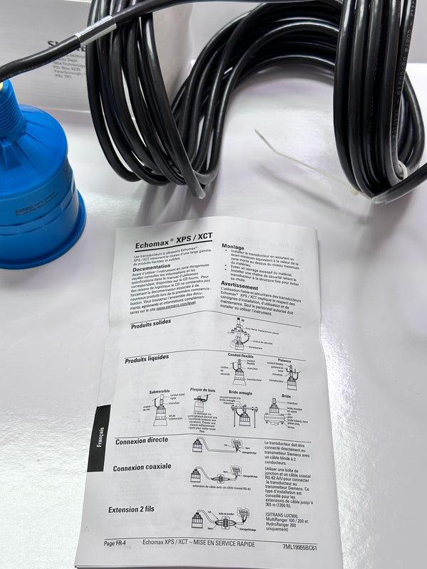 Siemens EchoMax XPS-10 Ultrasonic Level Transducer 7ML1115 3CA30