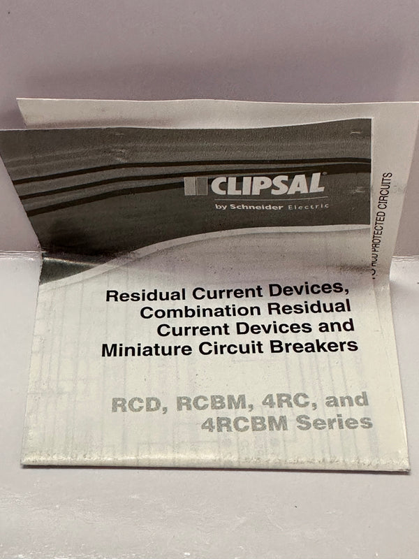 Clipsal 4RC463/30 MAX4 Residual Current Circuit Breaker - 63A, 4 Pole
