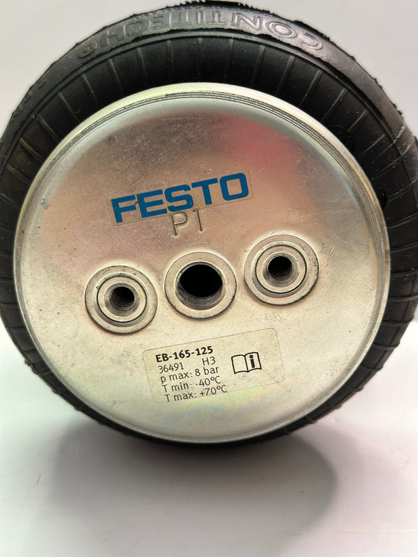 Festo EB-165-125 Single Acting Bellows Cylinder 36491
