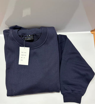 BIZ COLLECTION SW303 PolyCotton Fleece Windcheater (NAVY) Size 5XL