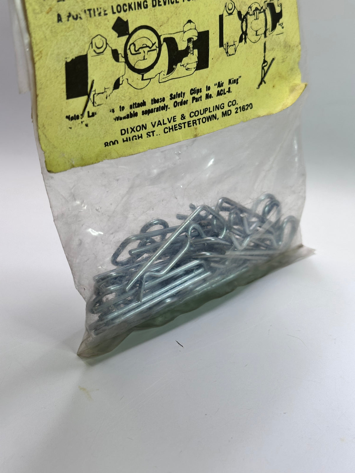Dixon AC1 Air King Steel Safety Clips — Bag of 25