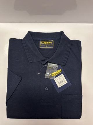 BISLEY Short Sleeved Polo Shirt (Navy) BK1288-BTOE, SIZE L