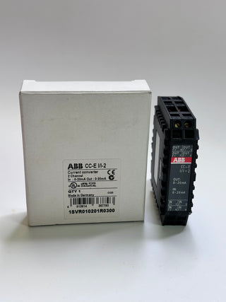 1SVR010201R0300 ABB Optoisolator CC-E I/I-2, 2 Chanel Current Converter