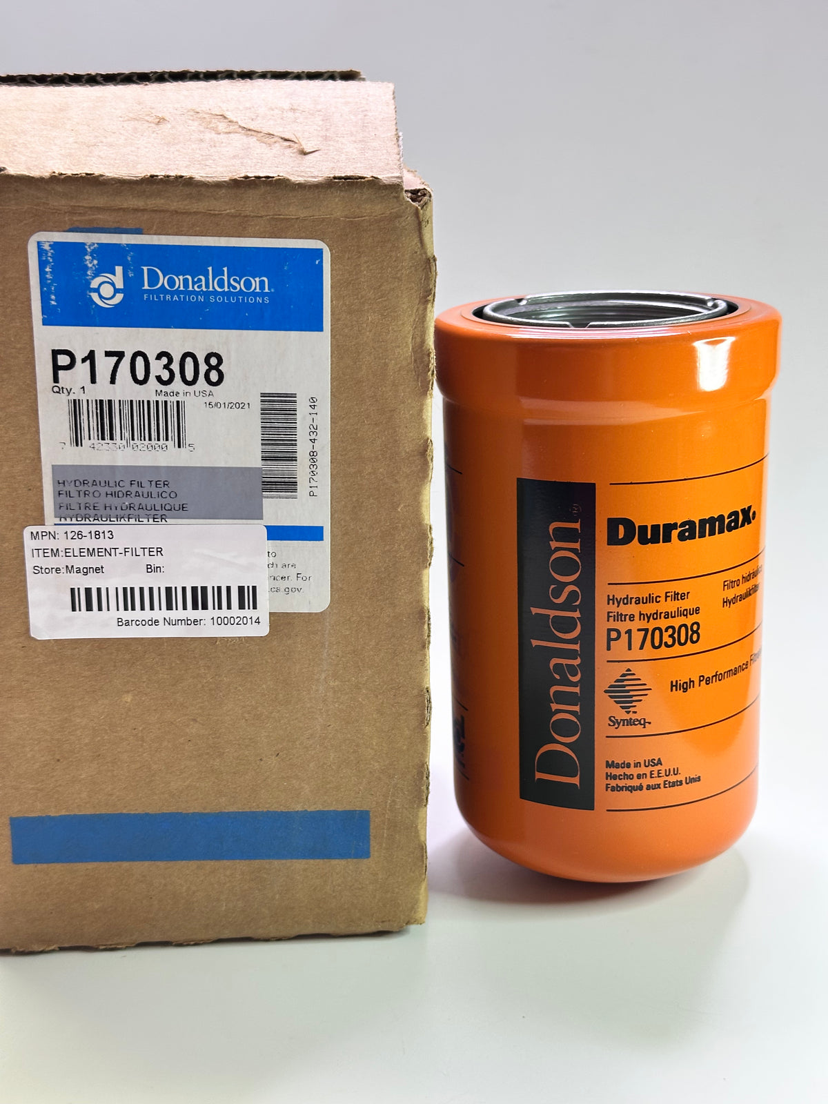 Donaldson P170308 Duramax Spin-On Hydraulic Filter