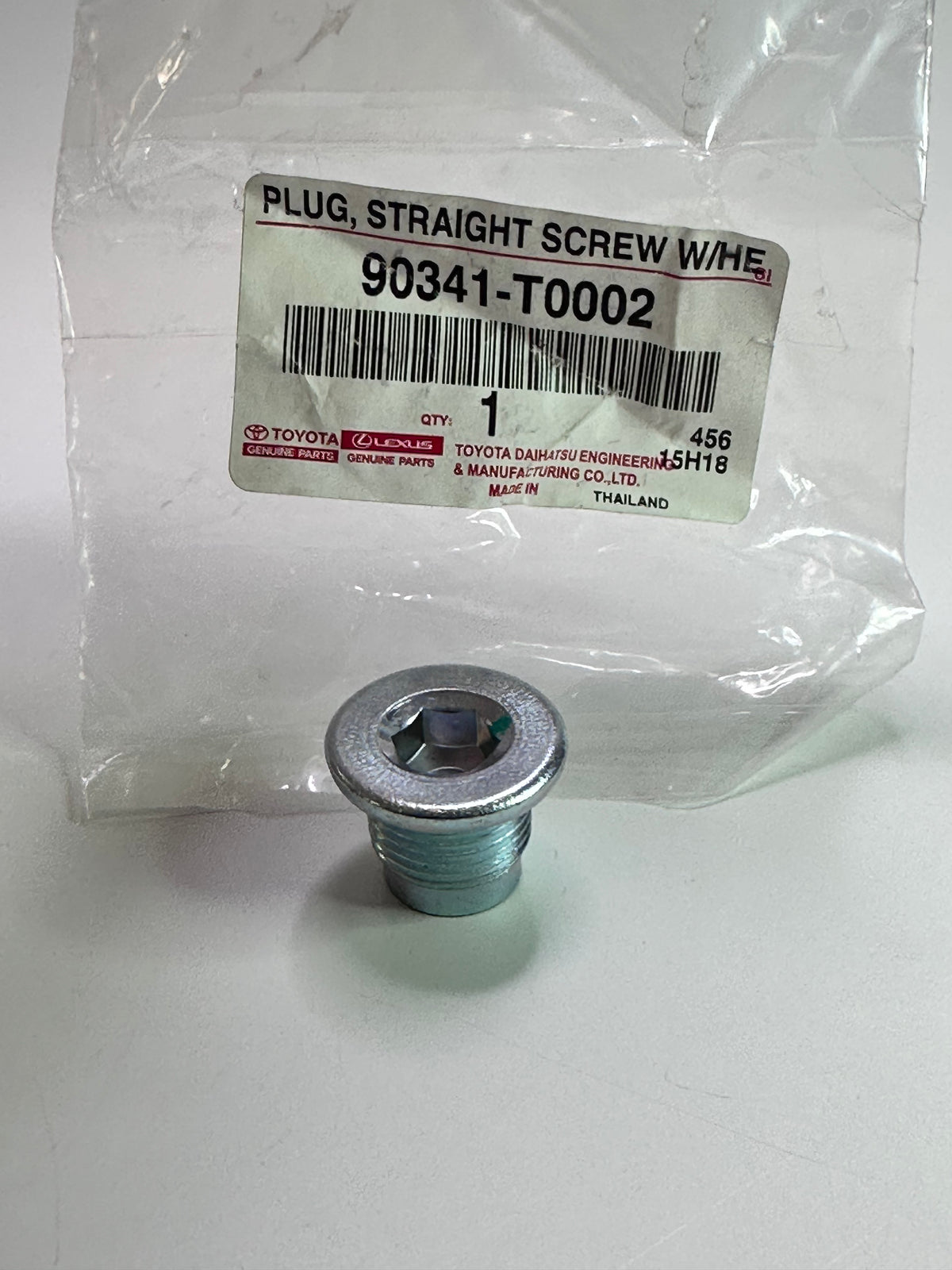 Toyota 90341-T0002 Front Differential Filler Plug