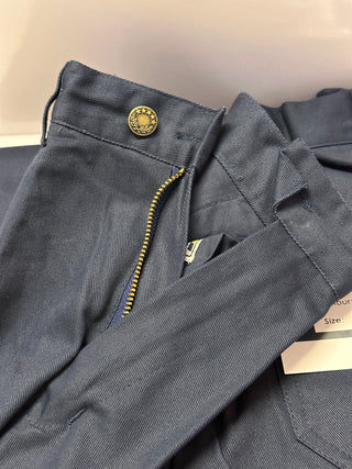 WORKFORCE Cotton Drill Trousers (NAVY) WF100S Various Sizes