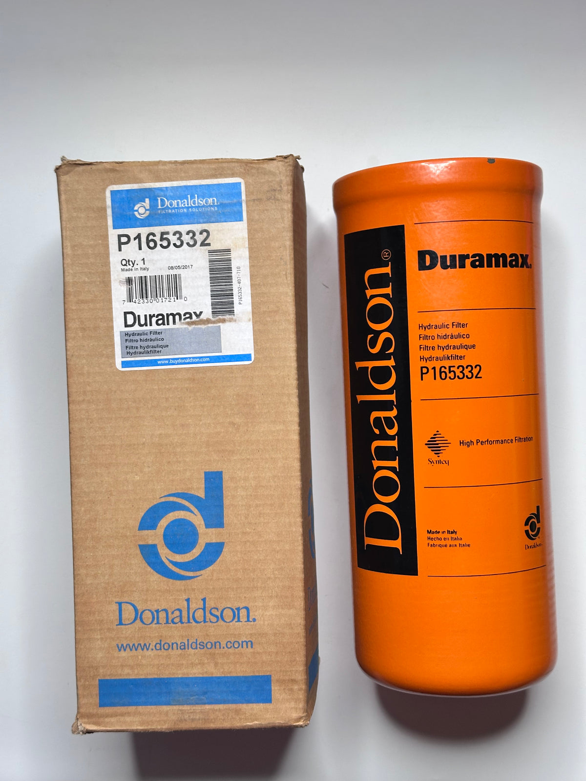 Donaldson Duramax P165332 Hydraulic Spin-On Filter